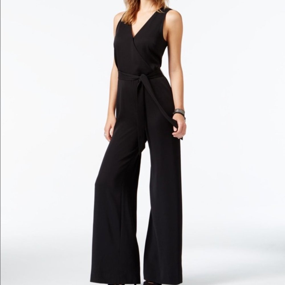 Black Chiffon Jumpsuit